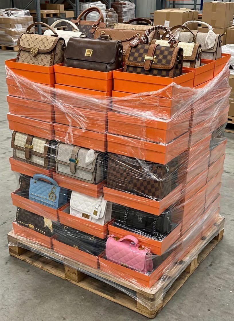 Fashion Handbag Pallet: 80 Pcs Mixed: Quilted Styles
